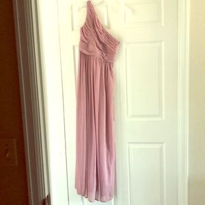 Davids bridal Formal One Shoulder Dress